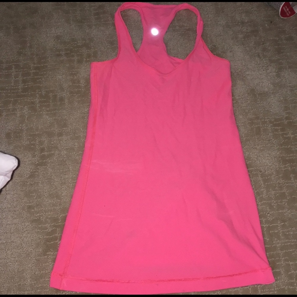 Lululemon Cool Racerback tank top - pink - size 4